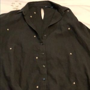 Button down star shirt